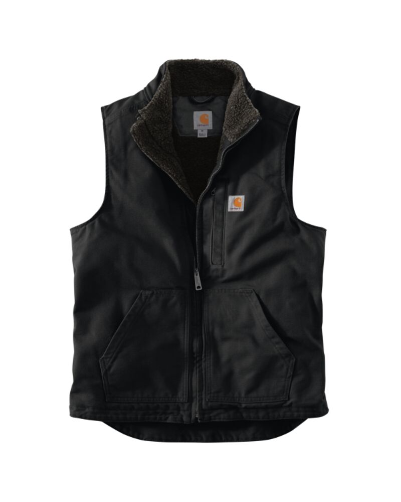 Sherpa Lined Mock Neck Vest Thumbnail