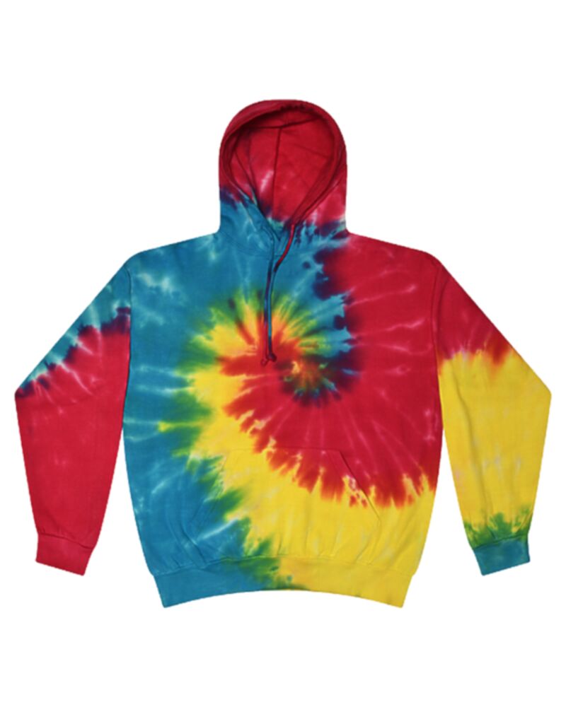 Unisex Tie-Dyed Hooded Sweatshirt Thumbnail