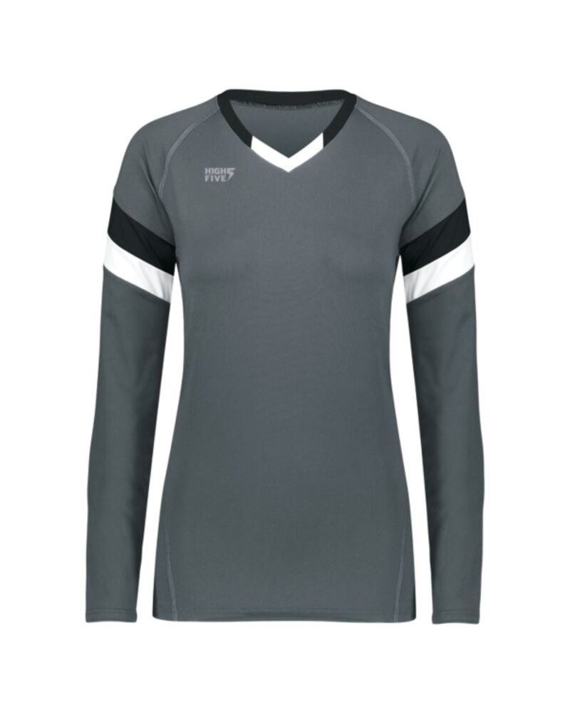 Girls TruHit Tri-Color Long Sleeve Jersey Thumbnail