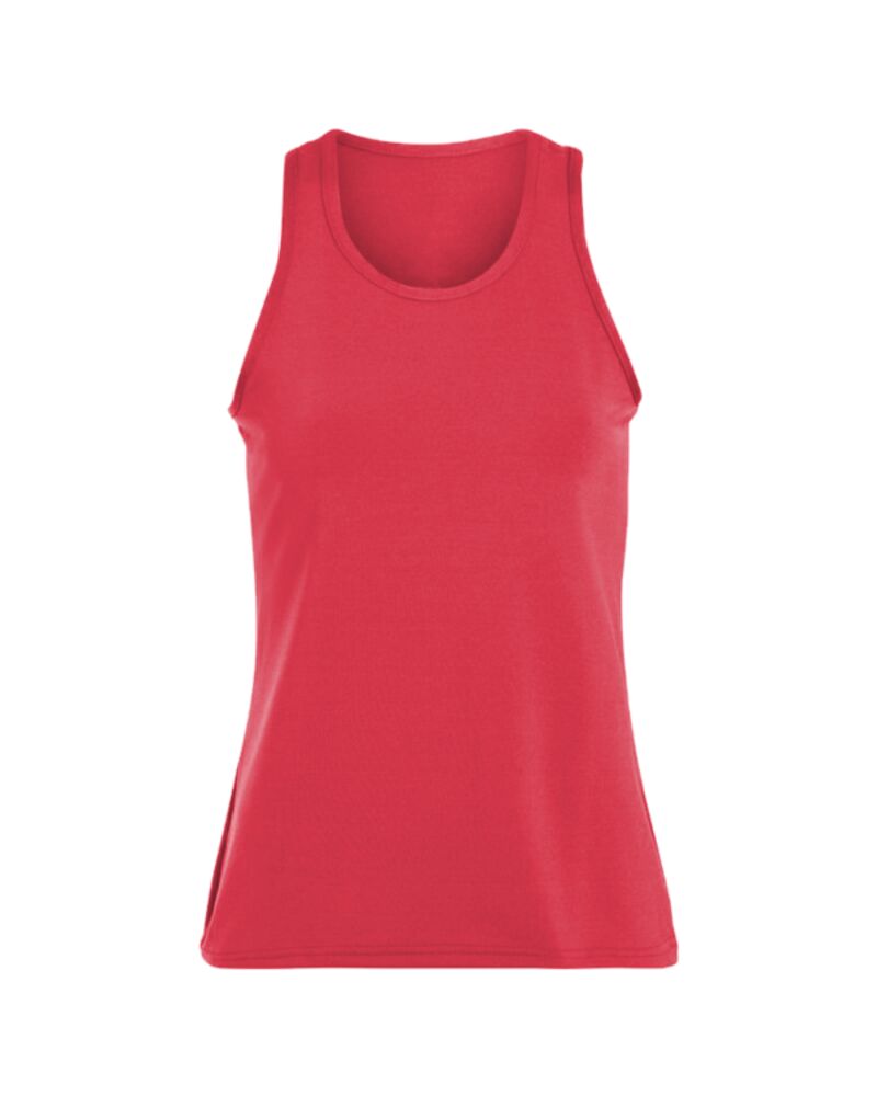 Ladies Poly/Spandex Solid Racerback Tank Thumbnail