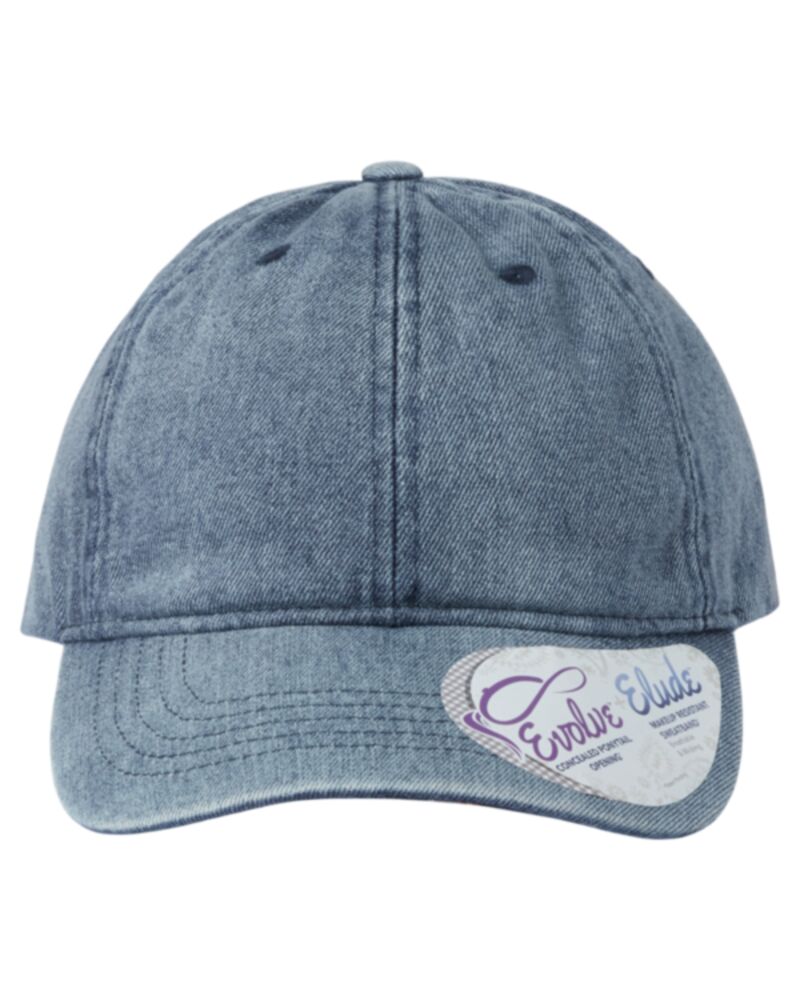 Women's Denim Cap Thumbnail
