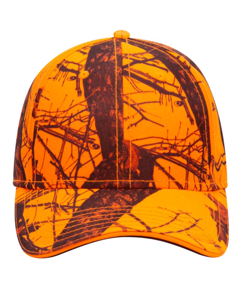 OTTO CAP Mossy Oak Camouflage Sandwich Visor 6 Panel Low Profile Baseball Cap Thumbnail