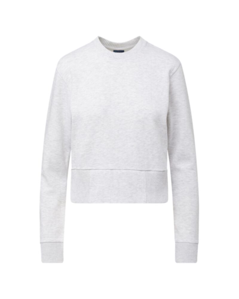 Women's Romi Cloud Fleece Crop Crewneck Sweatshirt Thumbnail