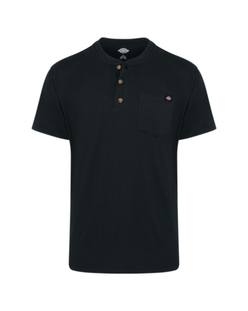 Men's Heavyweight Traditional Short Sleeve Henley Thumbnail