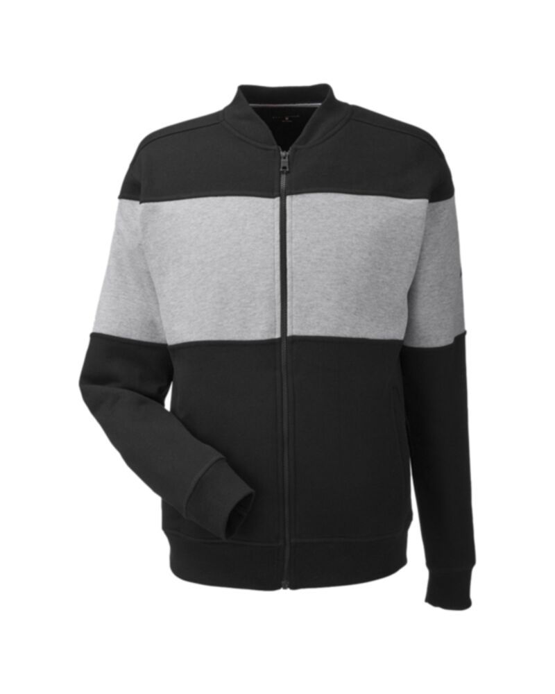 Unisex Anchor Fleece Colorblocked Bomber Jacket Thumbnail