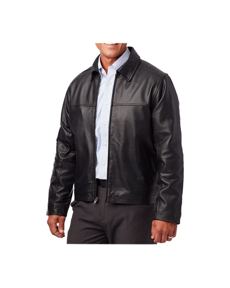 Napa Leather Driving Jacket Thumbnail