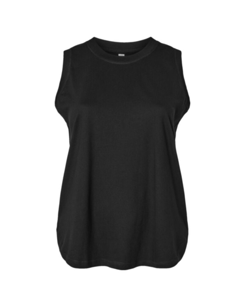 Women's Curvy Relaxed Fine Jersey Tank Thumbnail