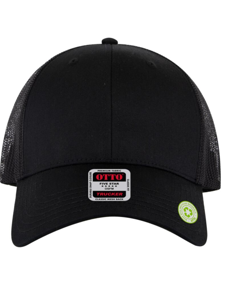 OTTO CAP 6 Panel Low Profile Mesh Back Trucker Hat Thumbnail