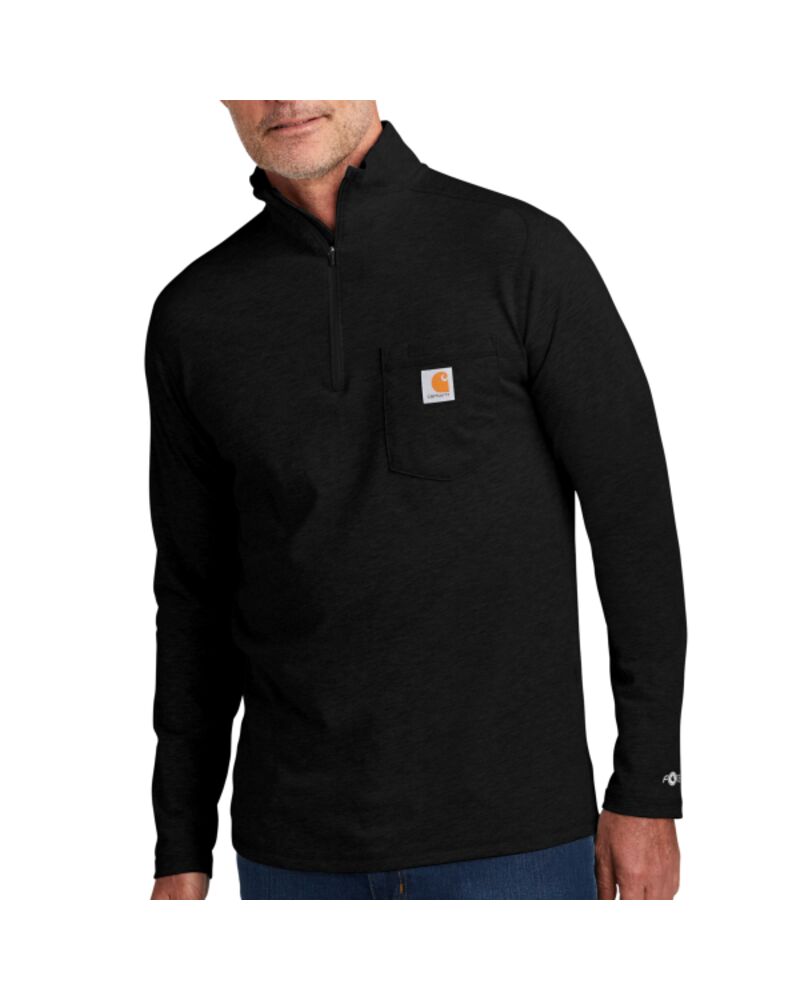 Force ® 1/4 Zip Long Sleeve T Shirt Thumbnail