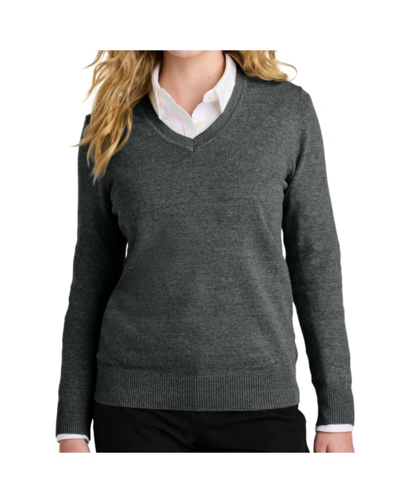Women's Easy Care V Neck Sweater Thumbnail