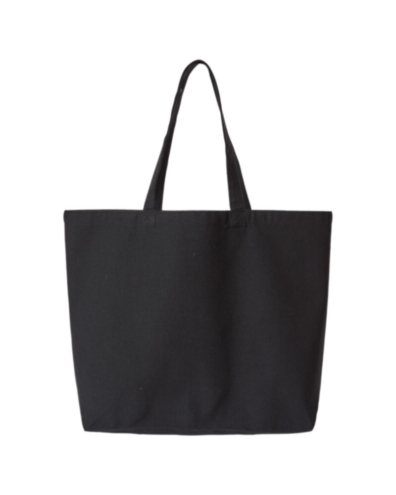 Jumbo Recycled Midweight Gusseted Canvas Tote Thumbnail