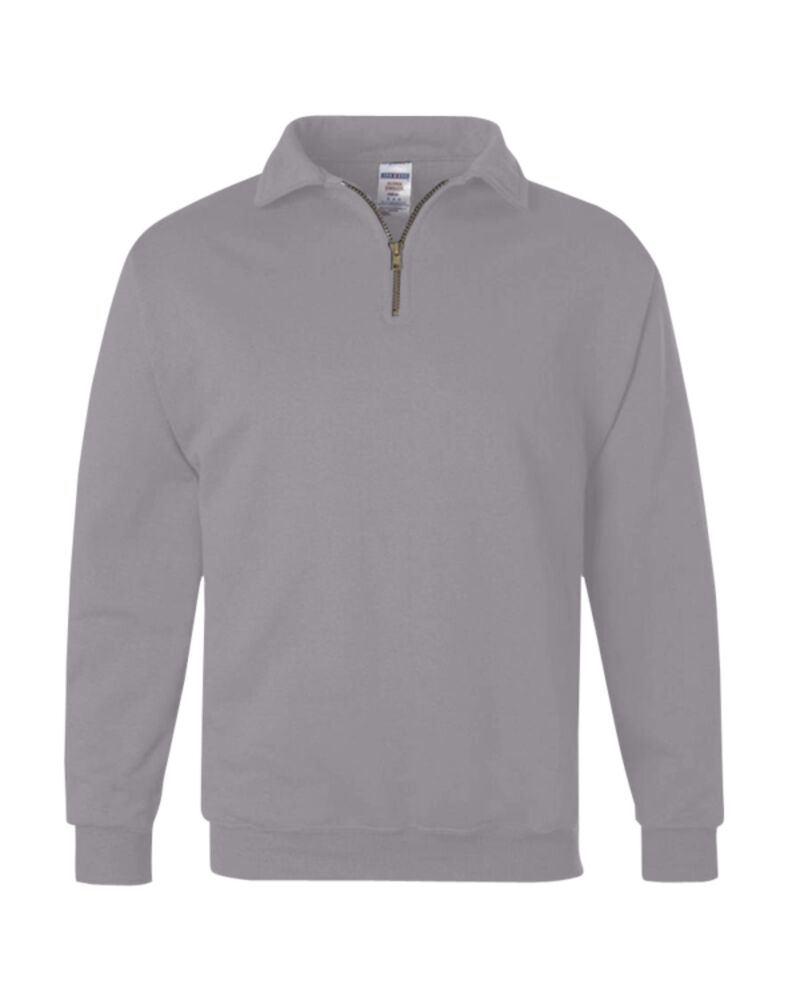 Unisex Nublend® Cadet Collar Quarter-Zip Sweatshirt Thumbnail