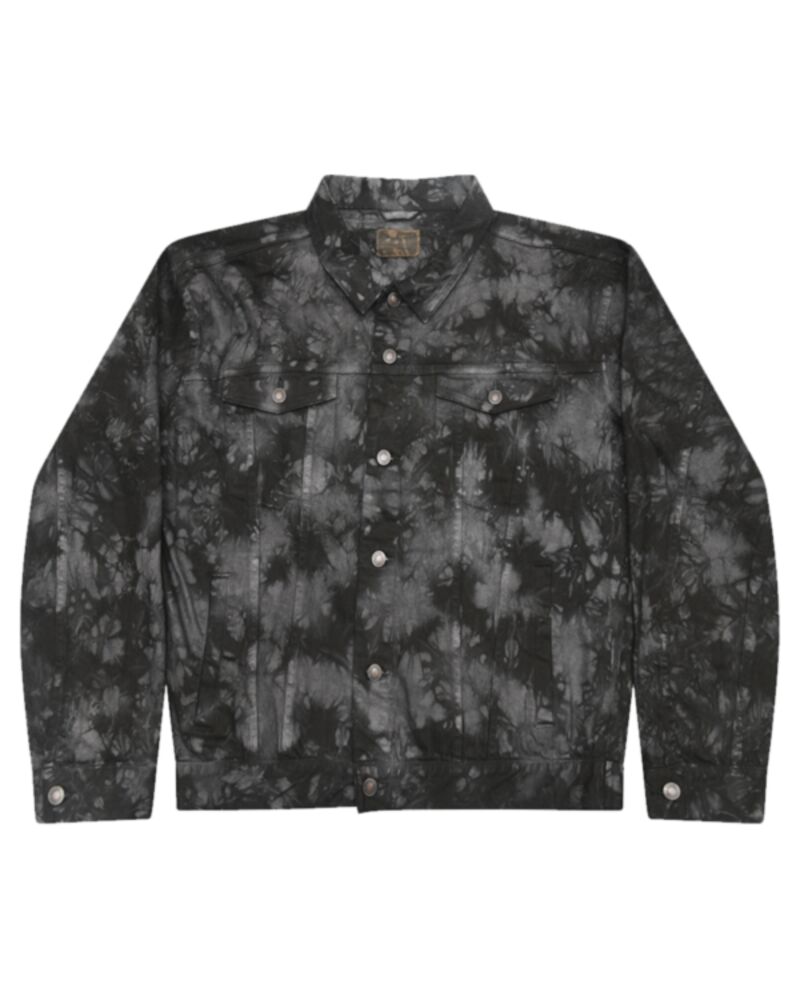 Unisex Tie-Dyed Denim Jacket Thumbnail