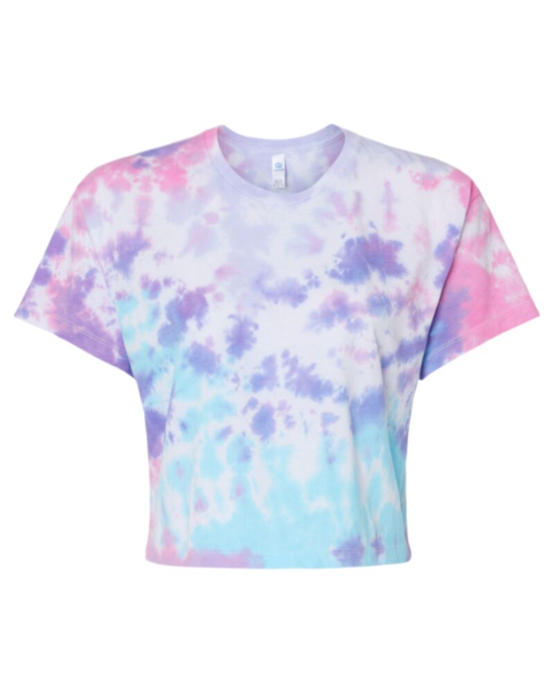 Women's Tie-Dyed Crop T-Shirt Thumbnail