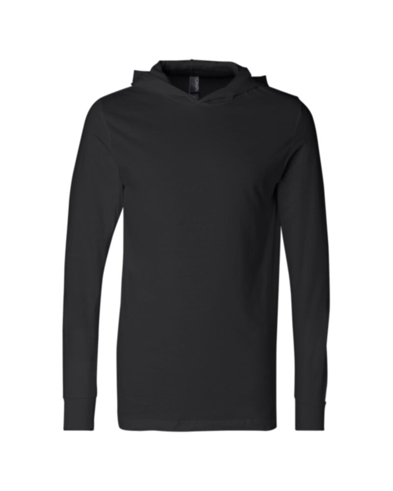 Unisex Jersey Hooded Long Sleeve Tee Thumbnail