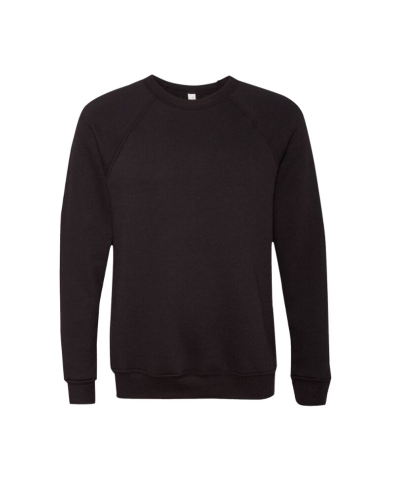 Unisex Sponge Fleece Raglan Crewneck Sweatshirt Thumbnail