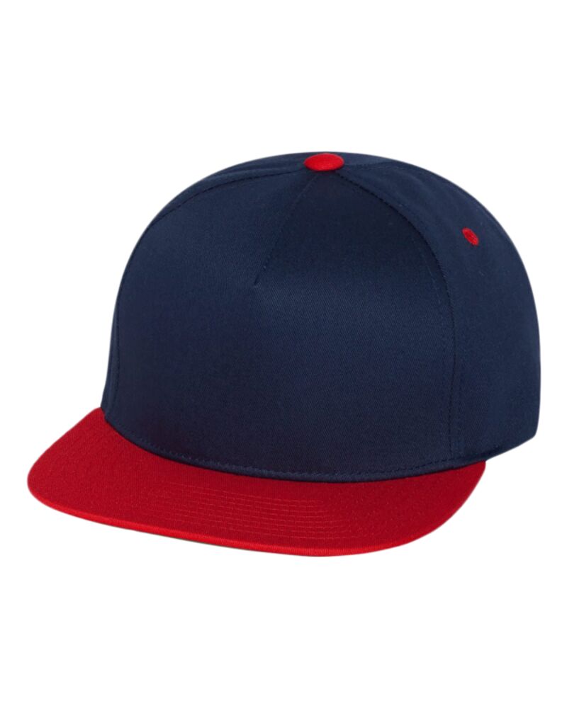 Five-Panel Cotton Twill Snapback Cap Thumbnail