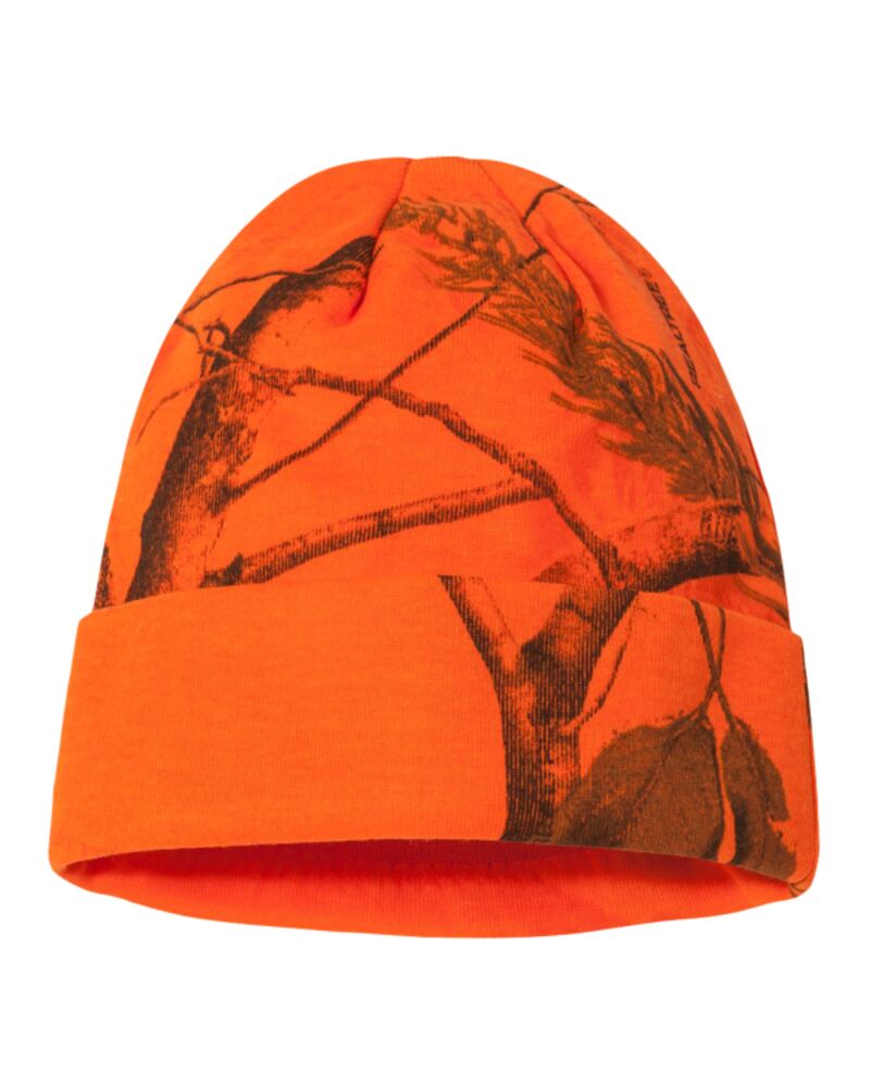 12" Licensed Camo Cuffed Beanie Thumbnail