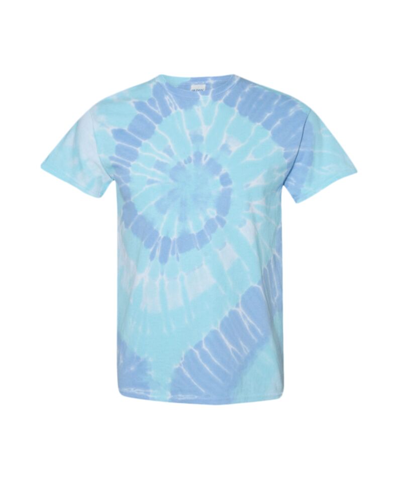 Multi-Color Spiral Tie-Dyed T-Shirt Thumbnail