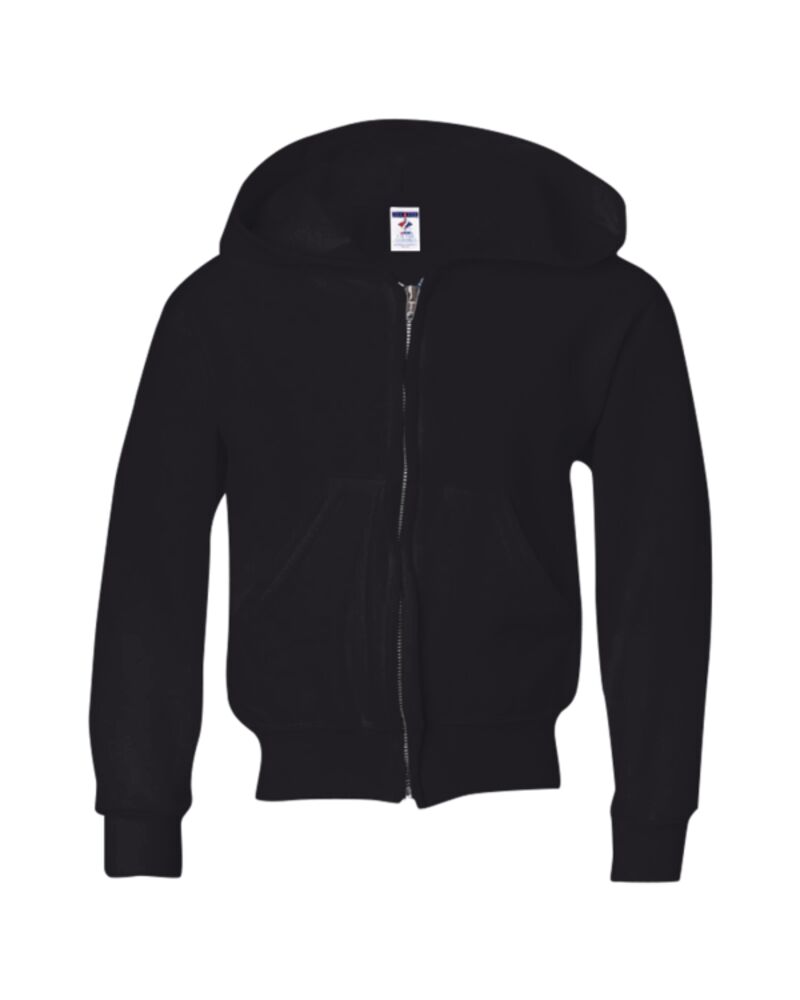Youth NuBlend® Full-Zip Hooded Sweatshirt Thumbnail