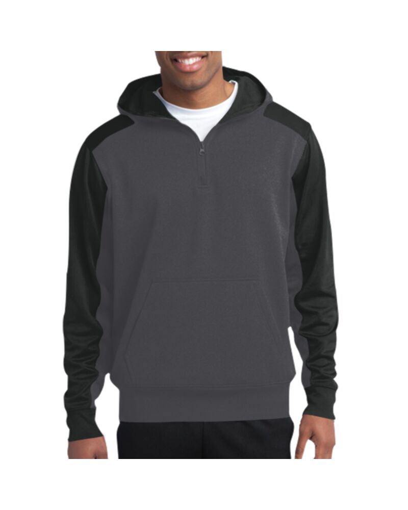 Tech Fleece Colorblock 1/4 Zip Hooded Sweatshirt Thumbnail