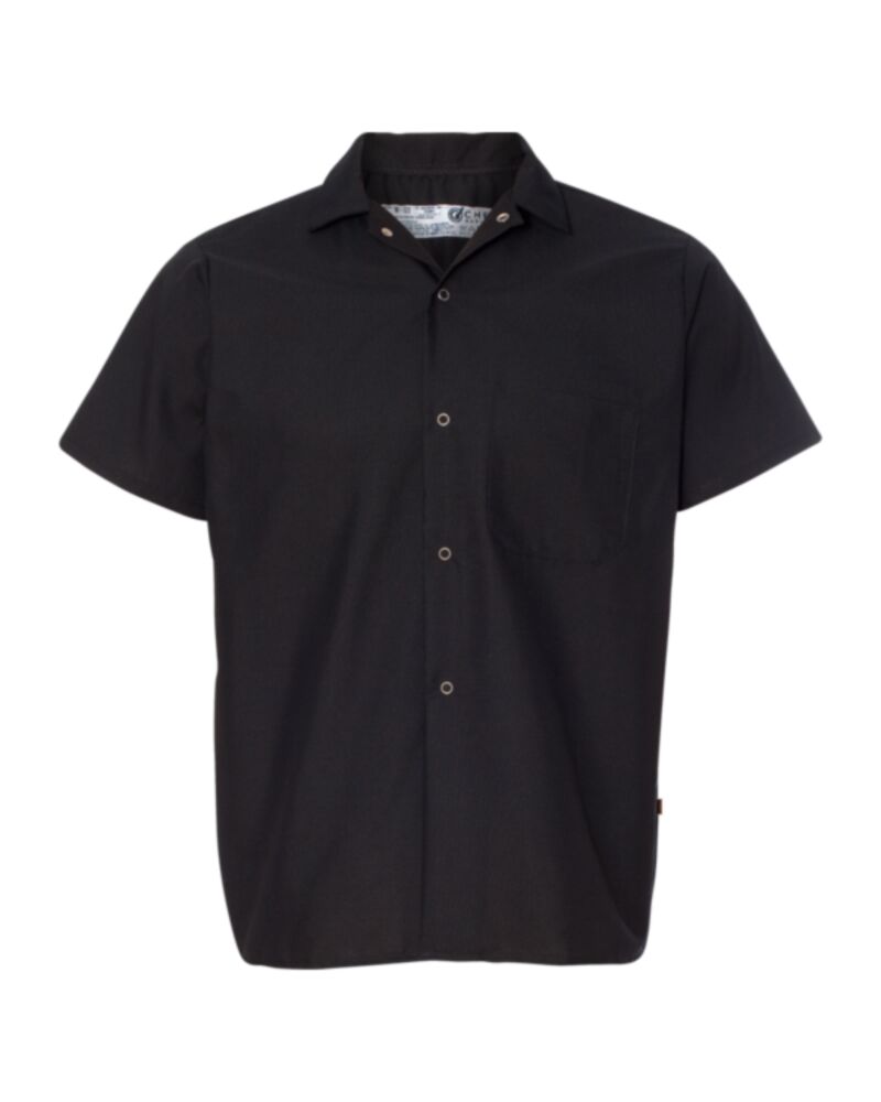 Poplin Cook Shirt with Gripper Closures Thumbnail