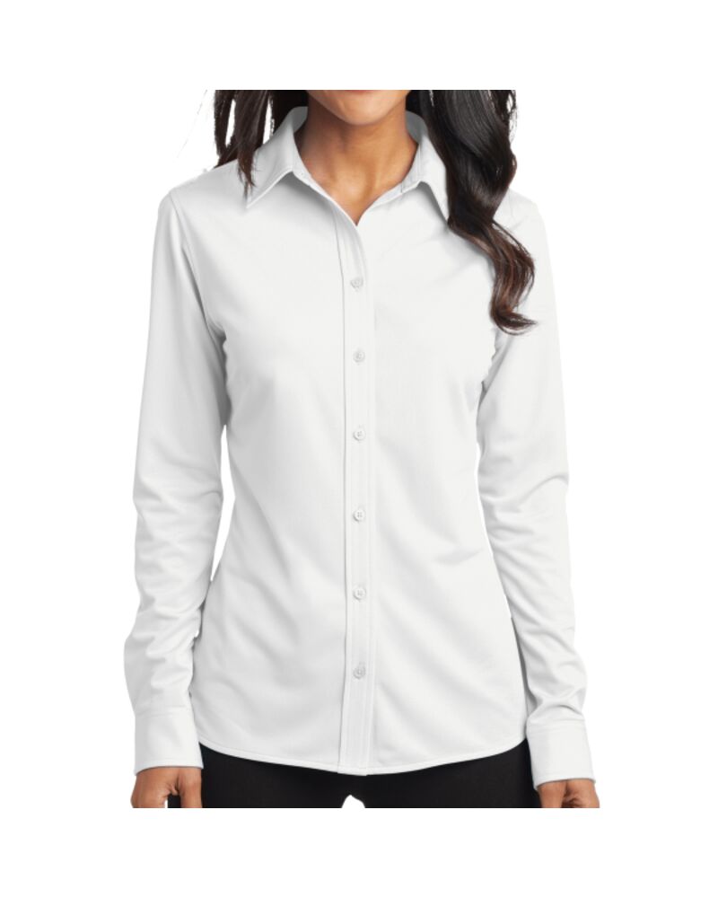Women's Dimension Knit Dress Shirt Thumbnail