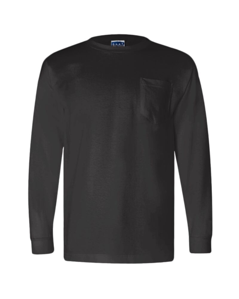 Unisex Union-Made Long Sleeve Pocket T-Shirt Thumbnail