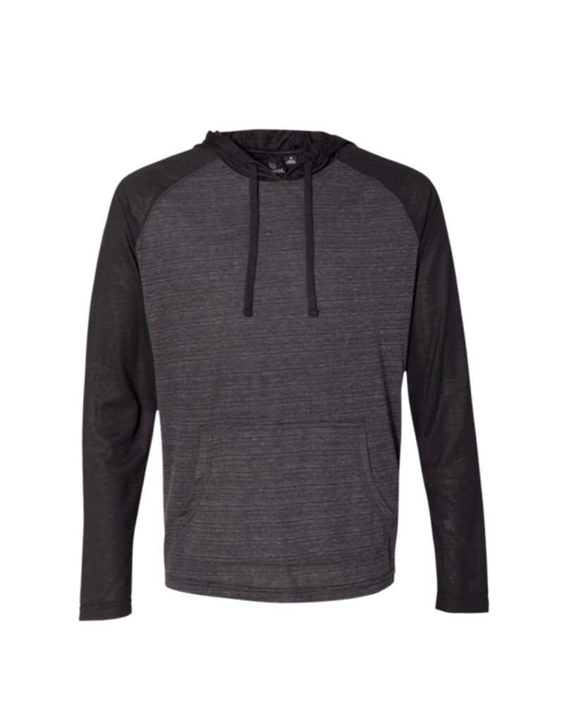 Unisex Yarn-Dyed Hooded Raglan T-Shirt Thumbnail