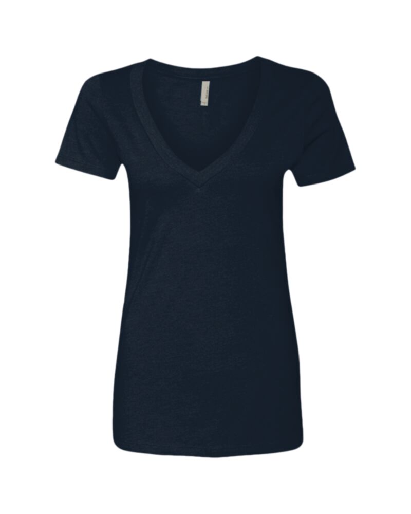 Women’s CVC Deep V-Neck T-Shirt Thumbnail