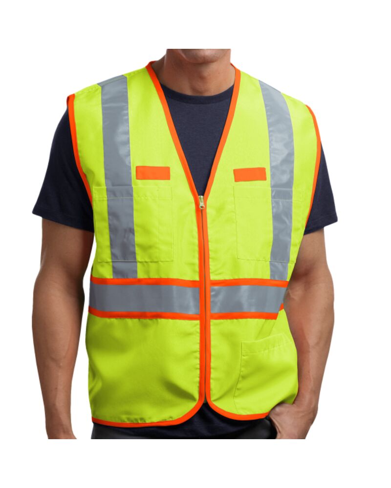 Ansi 107 Class 2 Dual Color Safety Vest Thumbnail