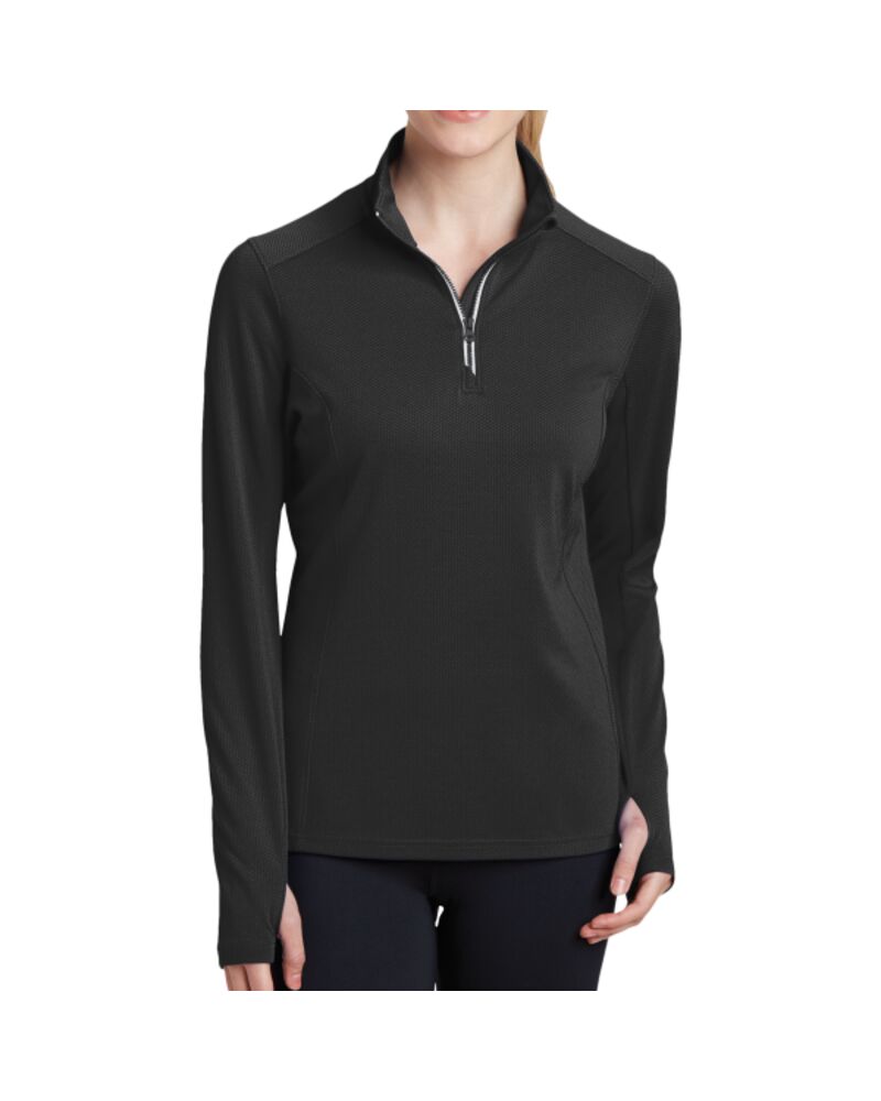 Women's Sport Wick ® Textured 1/4 Zip Pullover Thumbnail