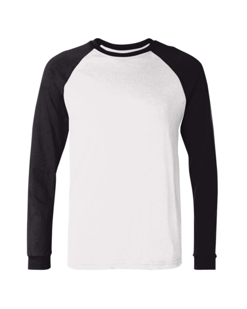 Men's Long Sleeve Jersey Baseball Tee Thumbnail