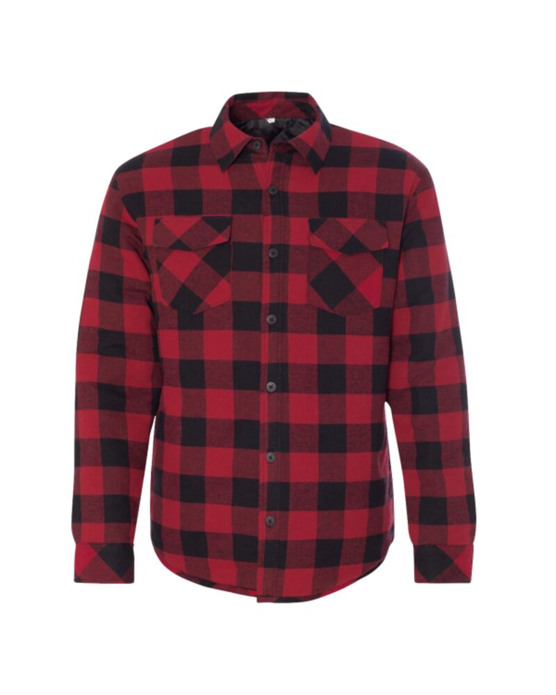 Men's Quilted Flannel Shirt Jacket Thumbnail