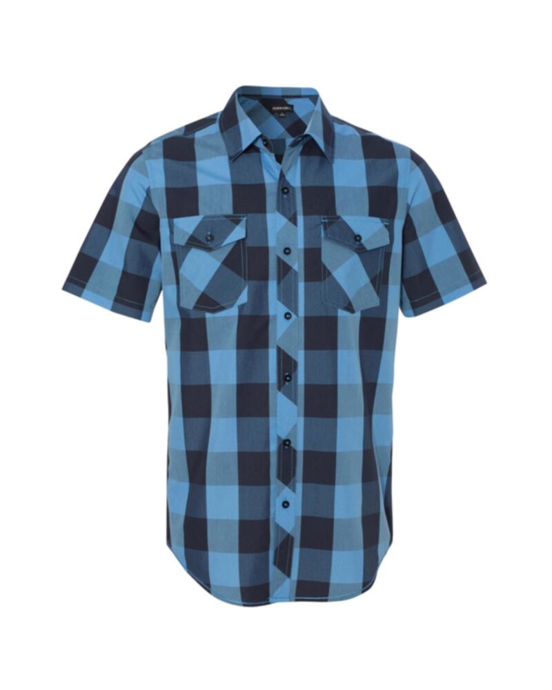 Men's Buffalo Plaid Short Sleeve Shirt Thumbnail