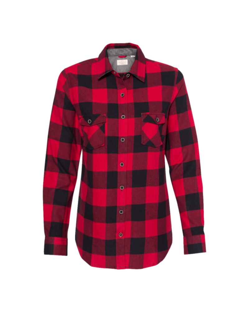 Women's Vintage Brushed Flannel Shirt Thumbnail