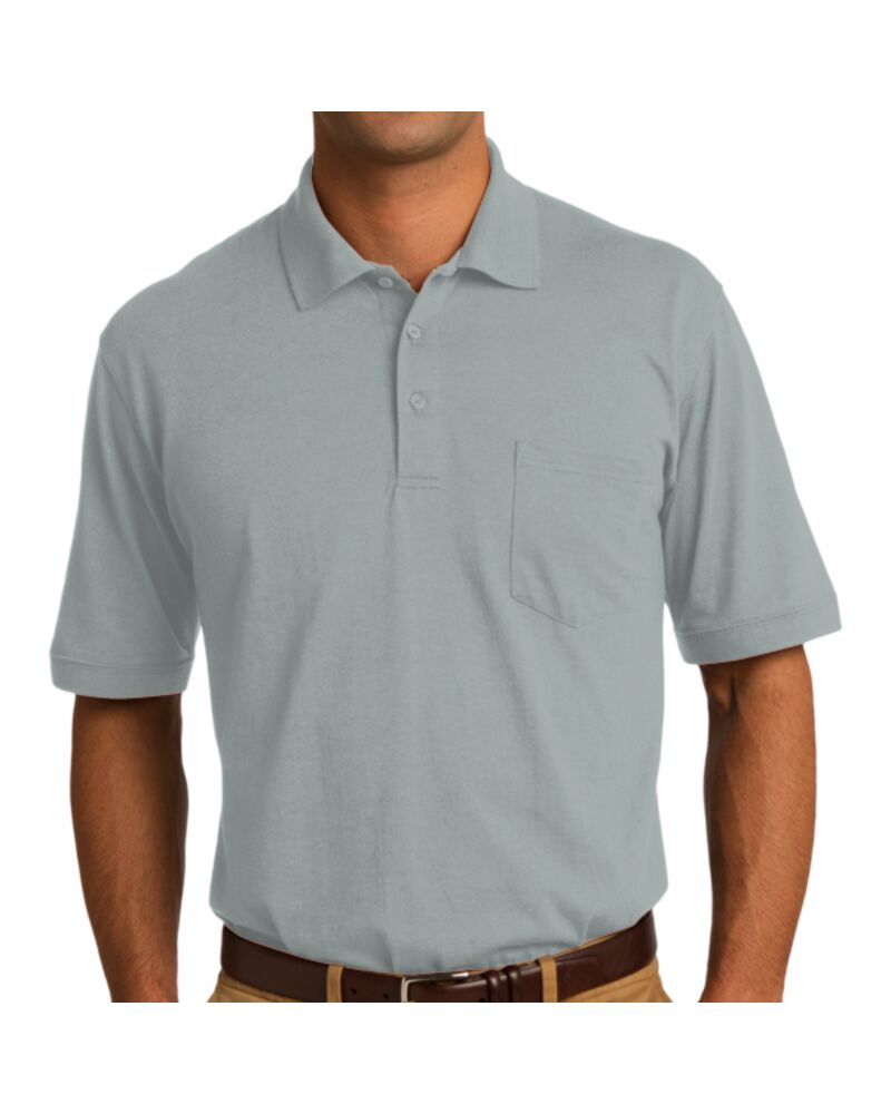 Core Blend Jersey Knit Pocket Polo Thumbnail