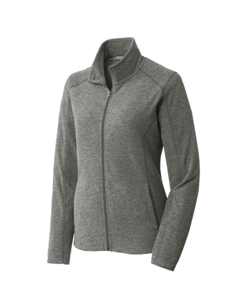 Women's Heather Microfleece Full Zip Jacket Thumbnail