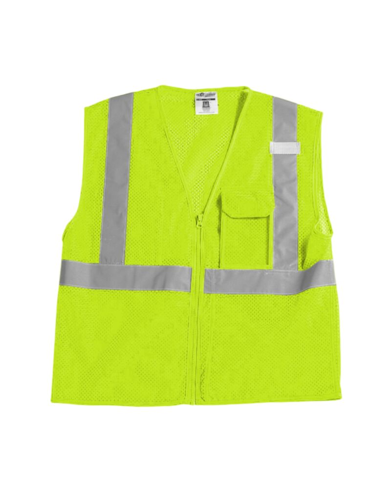 Unisex Clear ID Vest with Zipper Closure Thumbnail