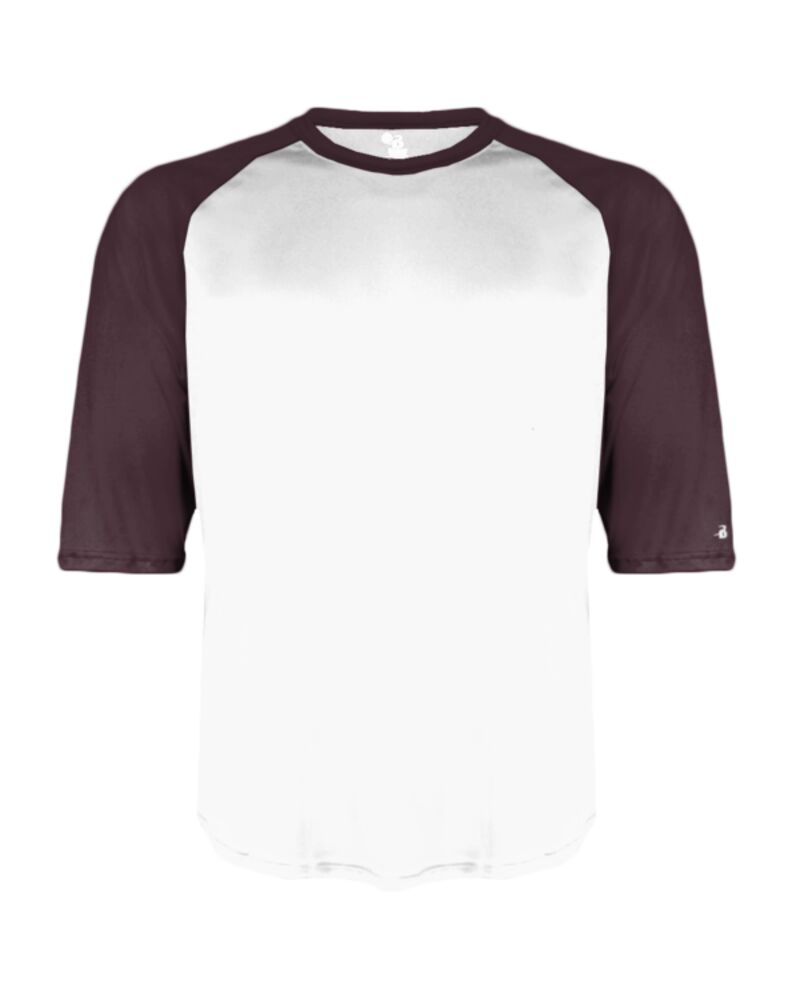 Men's B-Core Three-Quarter Sleeve Baseball T-Shirt Thumbnail