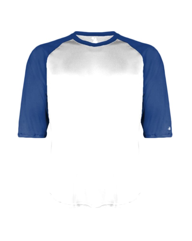 Youth B-Core Three-Quarter Sleeve Baseball T-Shirt Thumbnail