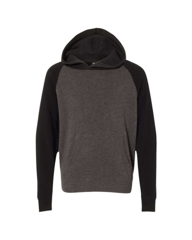 Youth Lightweight Special Blend Raglan Hooded Sweatshirt Thumbnail