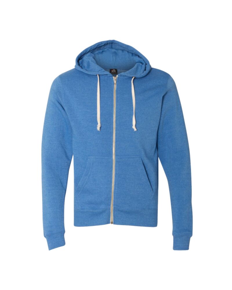 Men's Triblend Full-Zip Hooded Sweatshirt Thumbnail