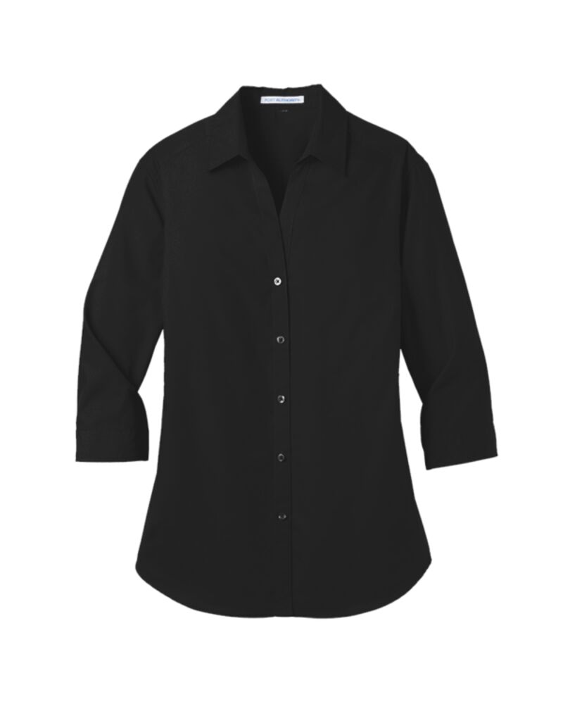 Women's 3/4 Sleeve Carefree Poplin Shirt Thumbnail