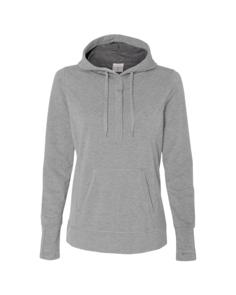Women’s Omega Stretch Snap-Placket Hooded Sweatshirt Thumbnail