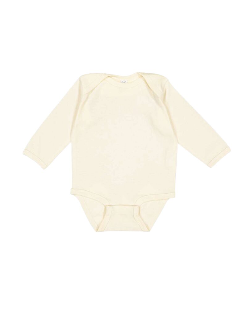 Infant Long Sleeve Baby Rib Bodysuit Thumbnail