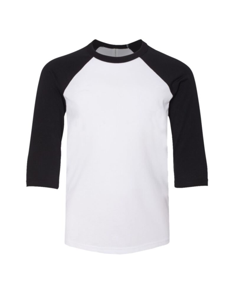Youth Three-Quarter Sleeve Baseball Tee Thumbnail