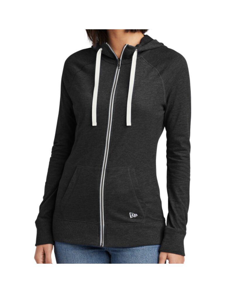 Women's Sueded Cotton Blend Full Zip Hoodie Thumbnail
