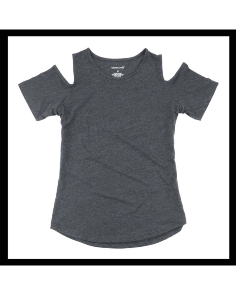 Women's Cold Shoulder T-Shirt Thumbnail