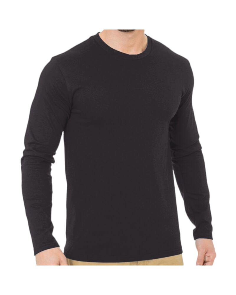 Unisex Fine Jersey Long Sleeve T-Shirt Thumbnail